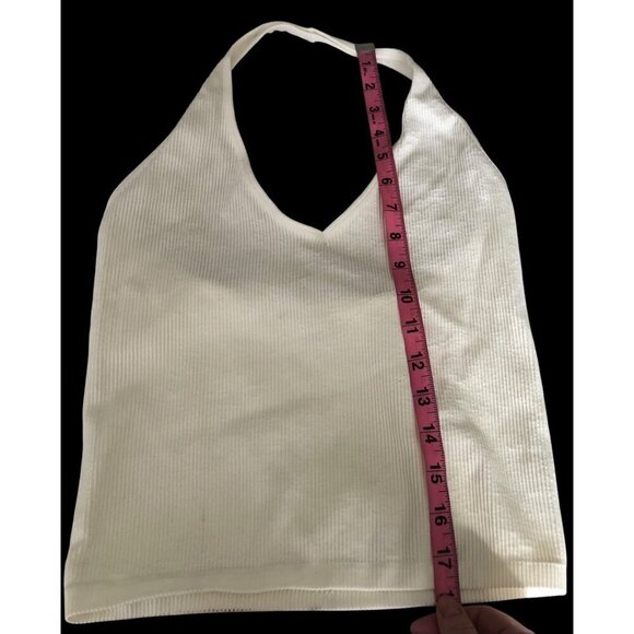 NWOT URBAN OUTFITTERS Out from Under Women's White Halter Top Vest Size XL - Picture 4 of 5